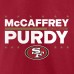 Футболка Christian McCaffrey & Brock Purdy San Francisco 49ers Election Players - Scarlet