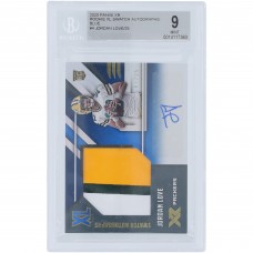 Jordan Love Green Bay Packers Autographed 2020 Panini XR Jumbo Tri-Color Relic #RXL-JL #7/25 BGS Authenticated 9/10 Rookie Card