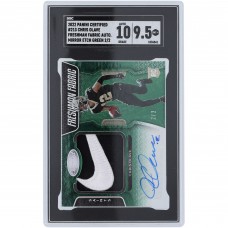 Chris Olave New Orleans Saints Autographed 2022 Panini Certified Nike Swoosh Relic #213 #2/2 SGC Authenticated 9.5/10 Rookie Card