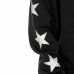 Женская Seattle Seahawks Gameday Couture Black Rhinestone Star Sleeve Settle the Score Oversized Tri-Blend Pullover