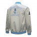 Куртка на кнопках Detroit Lions Mitchell & Ness Gray Double Down Satin