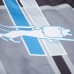 Куртка на кнопках Detroit Lions Mitchell & Ness Gray Double Down Satin
