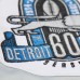 Куртка на кнопках Detroit Lions Mitchell & Ness Gray Double Down Satin