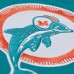 Куртка на кнопках Miami Dolphins Mitchell & Ness Aqua Double Down Satin