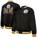 Куртка на кнопках Pittsburgh Steelers Mitchell & Ness Double Down Satin - Black