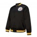 Куртка на кнопках Pittsburgh Steelers Mitchell & Ness Double Down Satin - Black