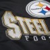 Куртка на кнопках Pittsburgh Steelers Mitchell & Ness Double Down Satin - Black
