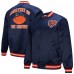 Куртка на кнопках Chicago Bears Mitchell & Ness Navy Double Down Satin