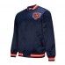 Куртка на кнопках Chicago Bears Mitchell & Ness Navy Double Down Satin