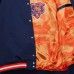 Куртка на кнопках Chicago Bears Mitchell & Ness Navy Double Down Satin