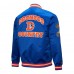 Куртка на кнопках Denver Broncos Mitchell & Ness Royal Double Down Satin