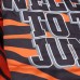 Cincinnati Bengals Mitchell & Ness Black Double Down Satin Full-Snap Jacket