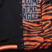 Cincinnati Bengals Mitchell & Ness Black Double Down Satin Full-Snap Jacket