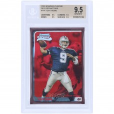 Tony Romo Dallas Cowboys 2003 Bowman Chrome Red Refractor #144 #087/235 BGS Authenticated 9.5 Rookie Card - 9.5,9.5,9.5,9.5 Subgrades