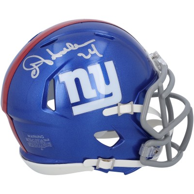 Ottis Anderson New York Giants Autographed Fanatics Authentic Riddell Speed Mini Helmet