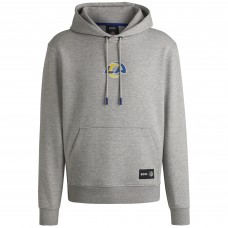 Los Angeles Rams Hugo Boss Unisex Woodson Tri-Blend Hoodie - Heather Gray