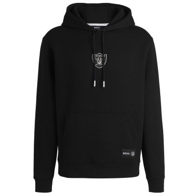 Unisex Las Vegas Raiders Hugo Boss Black Woodson Tri-Blend Hoodie