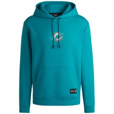 Толстовка Unisex Miami Dolphins Hugo Boss Aqua Woodson Tri-Blend