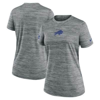 Футболка Женская Buffalo Bills Nike Gray Sideline Velocity Dri-FIT
