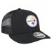Бейсболка Pittsburgh Steelers New Era Black Low Profile 9FIFTY Snapback