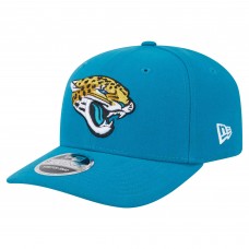 Бейсболка Jacksonville Jaguars New Era Teal 9SEVENTY Stretch-Snap