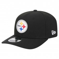 Бейсболка Pittsburgh Steelers New Era Black 9SEVENTY Stretch-Snap