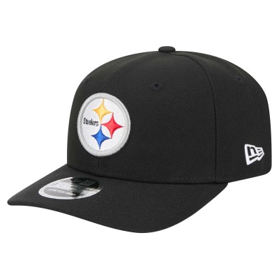 Бейсболка Pittsburgh Steelers New Era Black 9SEVENTY Stretch-Snap