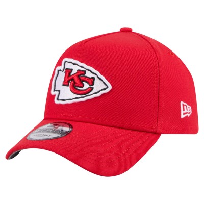 Kansas City Chiefs New Era  A-Frame 9FORTY Adjustable Hat -  Red