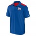 New York Giants Fanatics Royal/Red Colorblock Polo