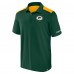 Green Bay Packers Fanatics Green/Gold Colorblock Polo