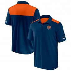 Chicago Bears Fanatics Navy/Orange Colorblock Polo Chicago Bears Fanatics Navy/Orange Colorblock Polo