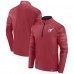 Arizona Cardinals Fanatics Cardinal Defender Quarter-Zip Sweatshirt