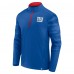 New York Giants Fanatics Royal Defender Quarter-Zip Sweatshirt