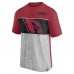Arizona Cardinals Fanatics Cardinal Colorblock T-Shirt