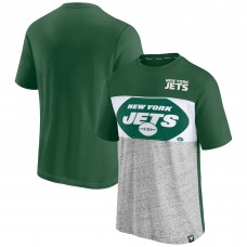 New York Jets Fanatics Green Colorblock T-Shirt New York Jets Fanatics Green Colorblock T-Shirt