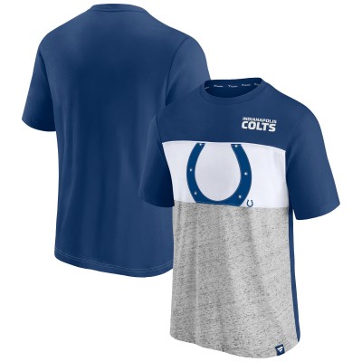 Indianapolis Colts Fanatics Royal Colorblock T-Shirt