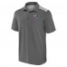 New England Patriots Fanatics Heather Gray Long Shot Polo