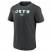New York Jets Fanatics Black Jump The Gun Act Fast T-Shirt