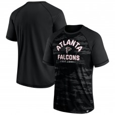 Футболка Atlanta Falcons Fanatics Black Hail Mary Raglan