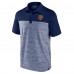Chicago Bears Fanatics Heather Navy Clutch Polo