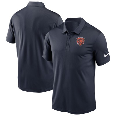 Chicago Bears Nike Navy Fan Gear Franchise Heat-Sealed Graphic Team Polo