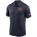 Chicago Bears Nike Navy Fan Gear Franchise Heat-Sealed Graphic Team Polo