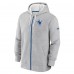 Indianapolis Colts Nike Gray Historic Lifestyle Full-Zip Hoodie