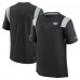 New York Jets Nike Black Sideline Tonal Logo Performance Player T-Shirt