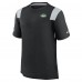 New York Jets Nike Black Sideline Tonal Logo Performance Player T-Shirt