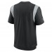 New York Jets Nike Black Sideline Tonal Logo Performance Player T-Shirt