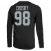 Las Vegas Raiders Maxx Crosby Majestic Threads Black Name & Number Non-Distressed Long Sleeve T-Shirt