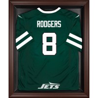 New York Jets Fanatics Authentic Brown Framed Logo Jersey Display Case