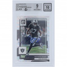 Davante Adams Las Vegas Raiders Autographed 2022 Panini Donruss Optic Wave #103 #/300 Beckett Fanatics Witnessed Authenticated 9/10 Card
