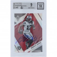 Davante Adams Las Vegas Raiders Autographed 2022 Panini Phoenix Red #44 #/250 Beckett Fanatics Witnessed Authenticated 9/10 Card